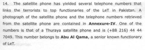 Satellite Phone used